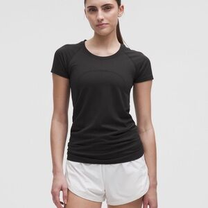 Lululemon Black Swiftly Tech Short-Sleeve Shirt